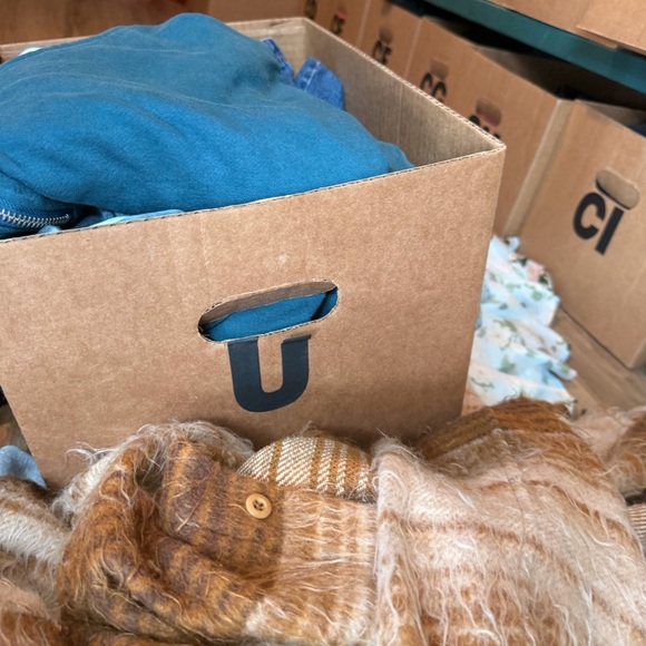 Urban Outfitters Brandi Indigo Strapless Mini Dress Denim Jean Blue Medium - Picture 10 of 10